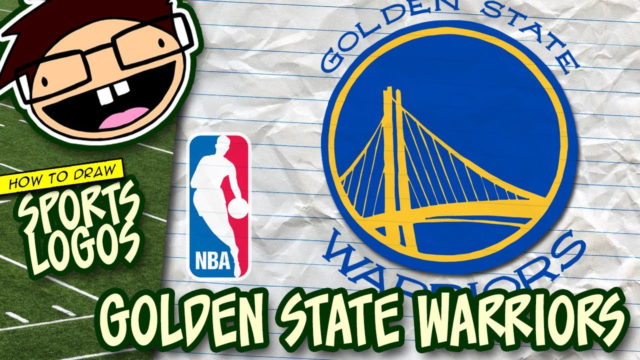 How to Draw the GOLDEN STATE WARRIORS Logo (NBA) | Narrated Easy Step-by-Step Tutorial