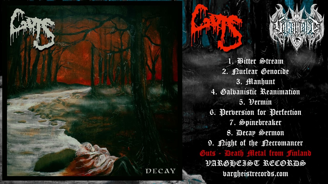 GUTS (Finland) - Decay // 2023 OSDM Death Metal Album (Vargheist Records 043)