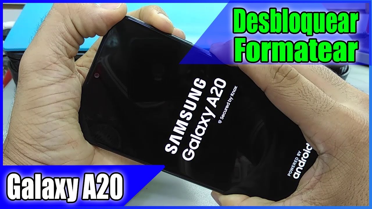 📲Como Formatear un Samsung Galaxy A20 (a205g) Con los Botones | Hard Reset A20  | Eliminar patron