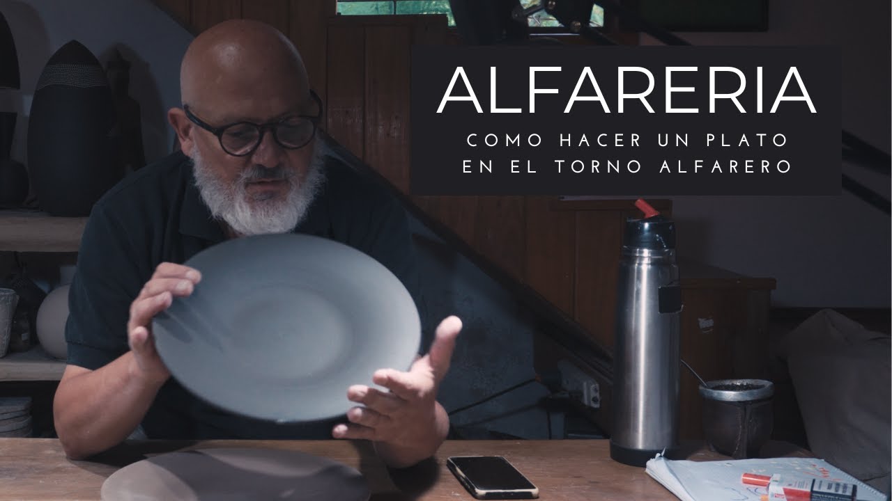 Curso de cerámica - Como hacer un plato en el torno alfarero