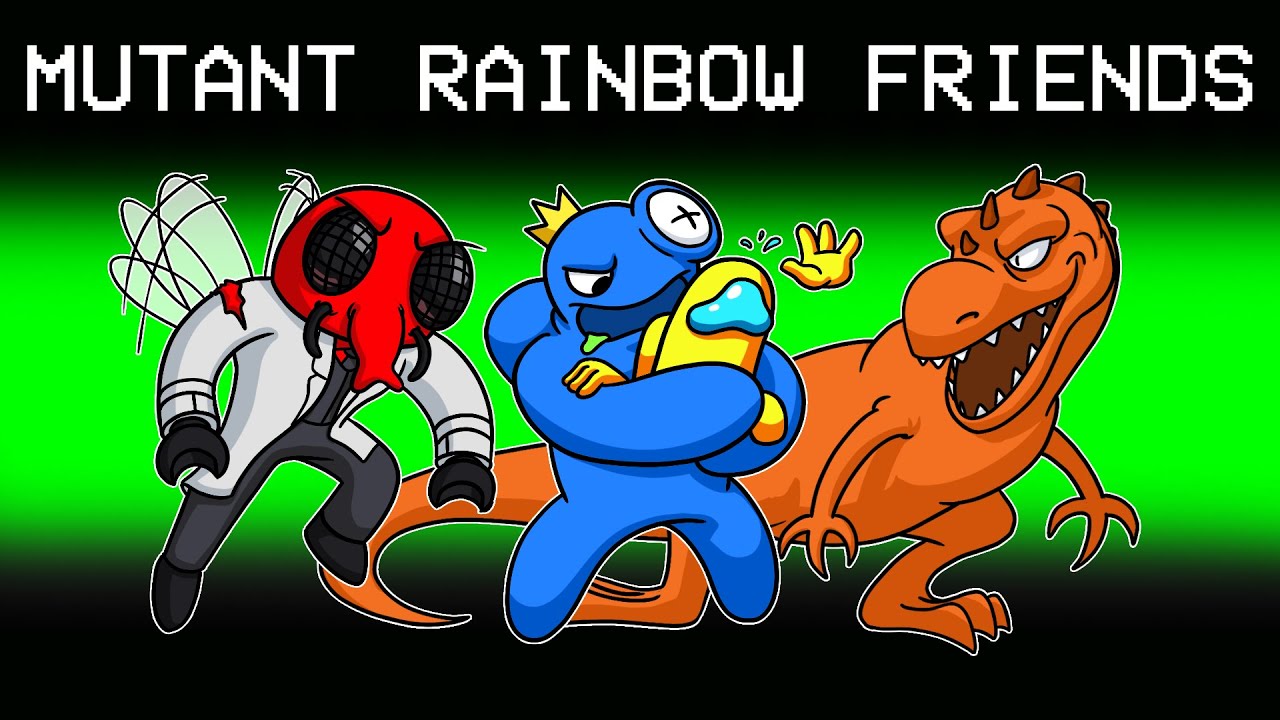 Мод MUTANT RAINBOW FRIENDS в Among Us...