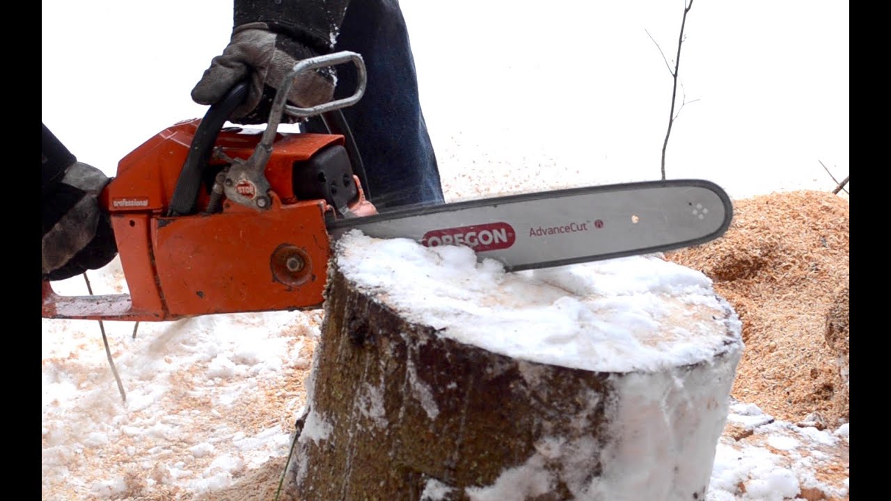 Husqvarna 444 og Stihl 08 S Part 3