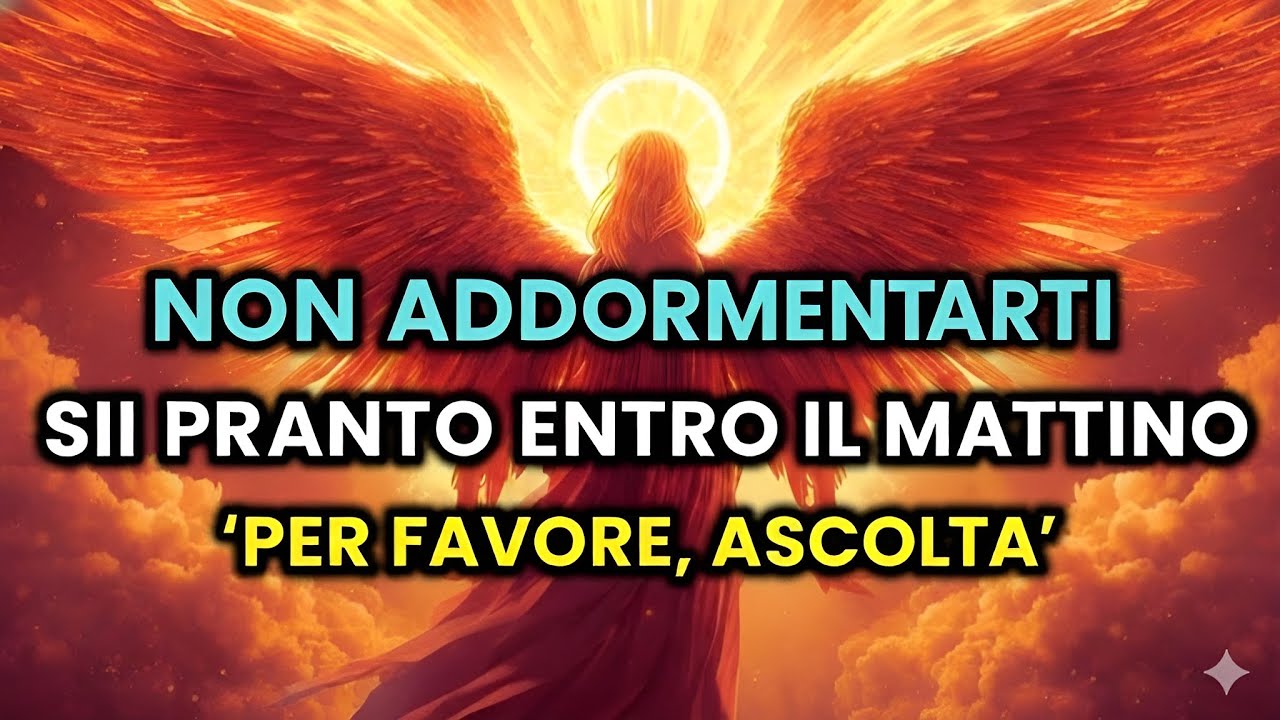 PRESCELTO, DIO PORTA UNA GRANDE RIVELAZIONE PER TE QUESTA MATTINA — RESTA PRONTO