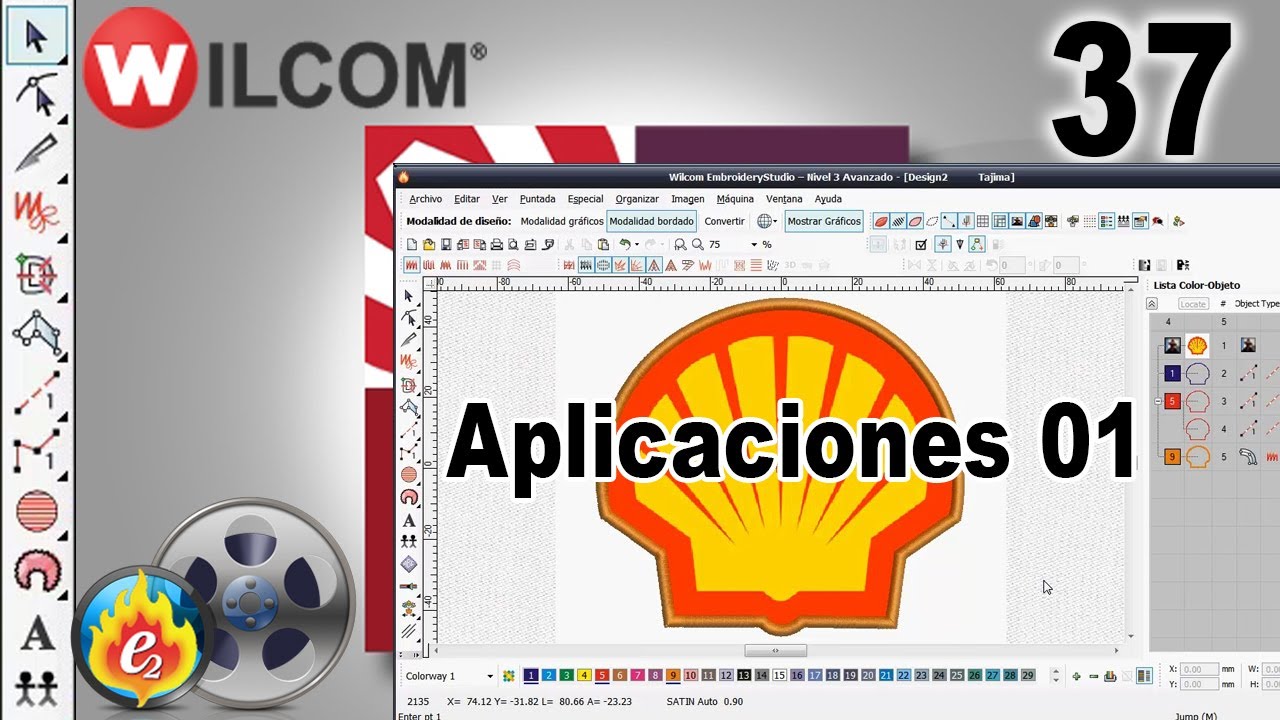 37 Curso Wilcom Completo Trabajando con Aplicaciones 01