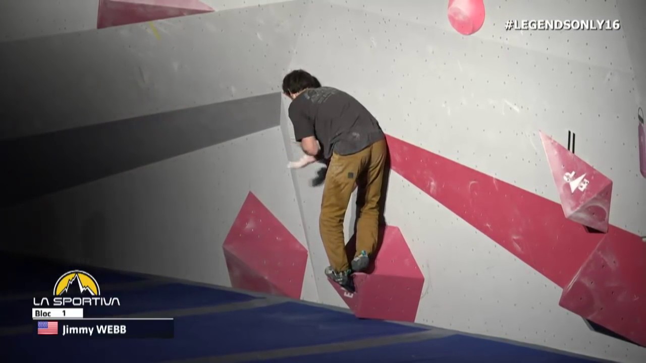 La Sportiva Legends Only 2016   Bloc 1   Jimmy Webb mp4