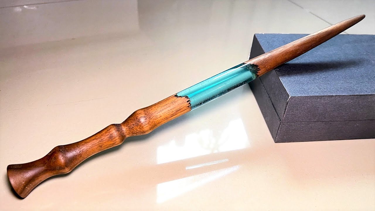 How to Make a Wizard Wand | Hogwarts Legacy | Harry Potter | Resin Art
