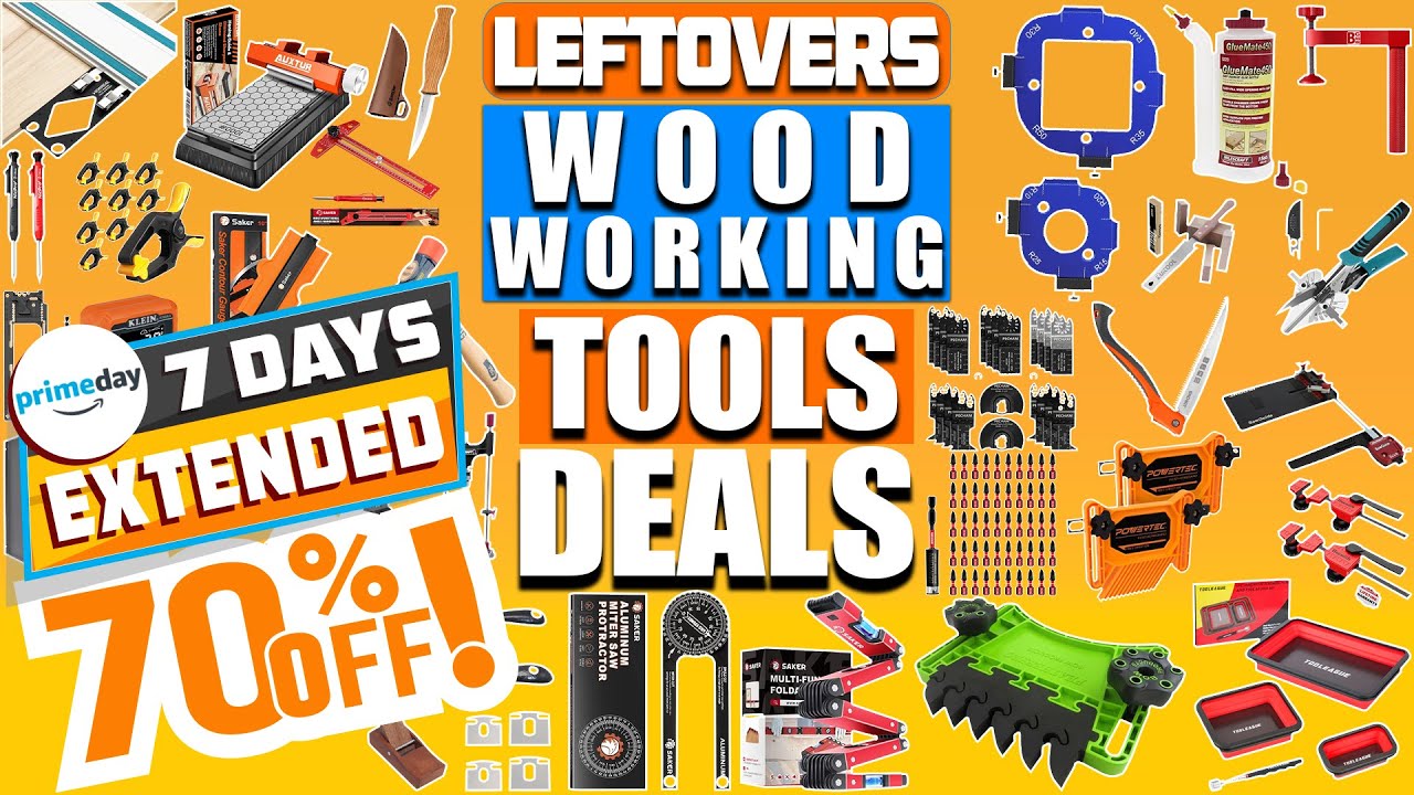 7 Days Extended! Up to 70% OFF Woodworking Tool Deals Still Live After Prime Day &ndash; 50 Discount Deals