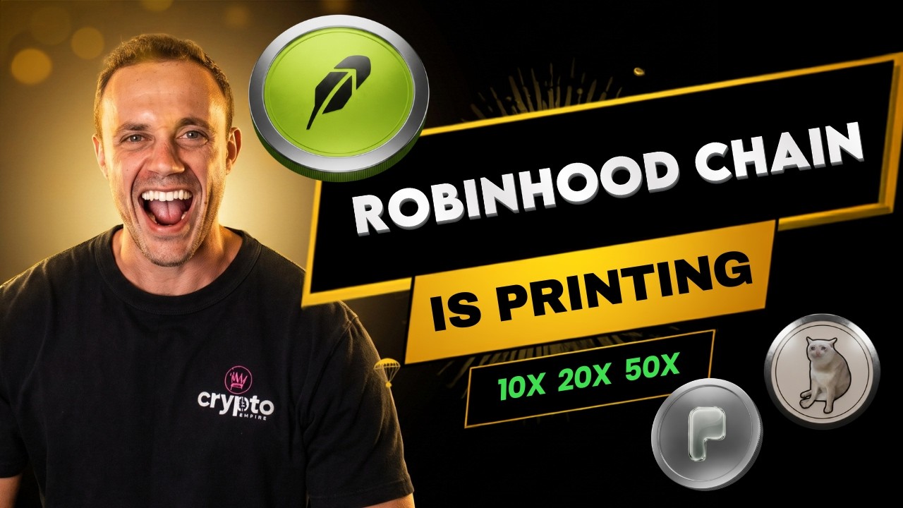 Блокчейн Robinhood ВЗЛЕТАЕТ! Лучшие новые мемкоины для покупки прямо сейчас?