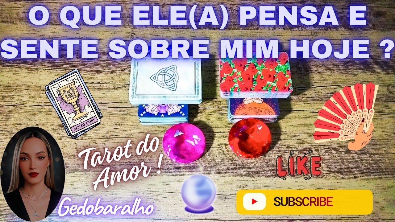 💭💜O QUE ELE(A) PENSA E SENTE SOBRE MIM E NOSSA SITUAÇÃO HOJE TAROT ? 