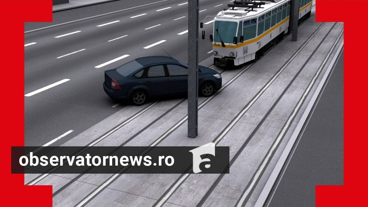 ANIMAŢIE. Cum s-a produs accidentul de tramvai în care a murit angajatul SPP. Martorii, terifiați
