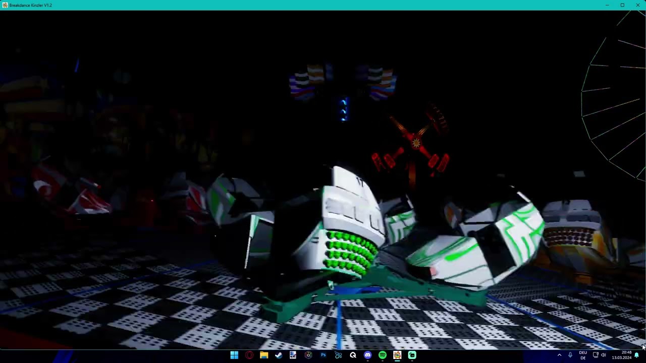 Breakdance Kinzler Simulation ShowFahrt
