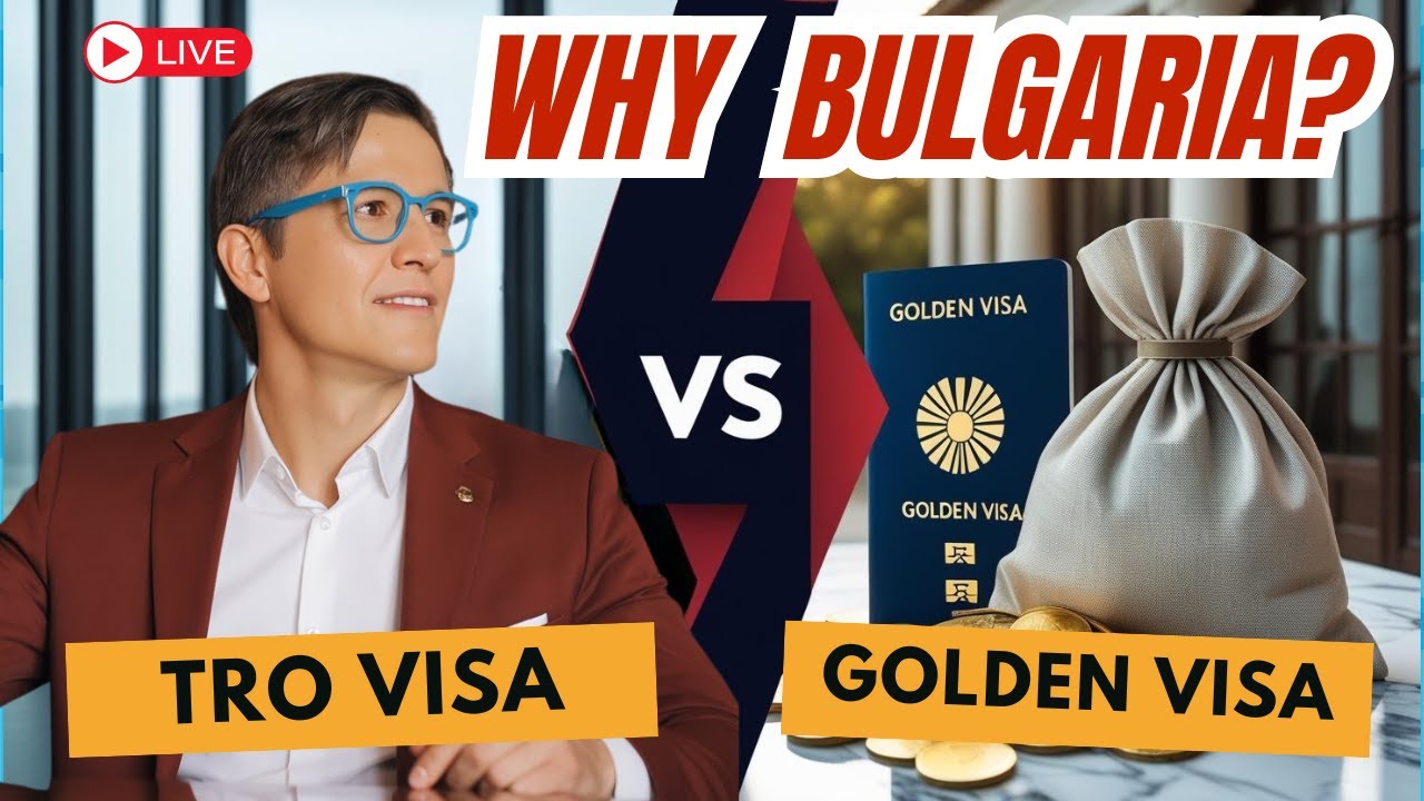 EU Residency in Bulgaria: TRO Visa vs. Golden Visa Explained | Live Comparison + Q&A