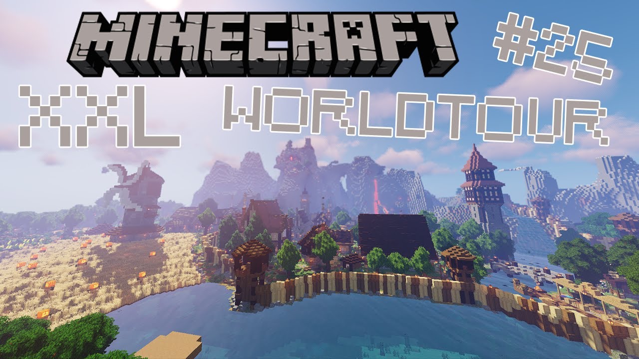 XXL Worldtour! Wir zeigen unseren GANZEN Server (Welt) | Minecraft Survival #25