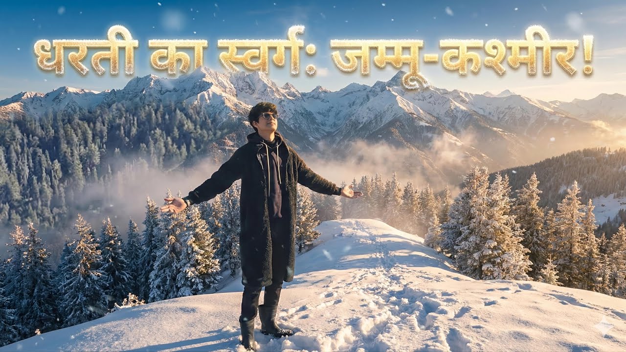 Finally Jammu Kashmir Pahunch Gaye 🥶❄️#jammukashmir #kashmir #krishnavlogs 