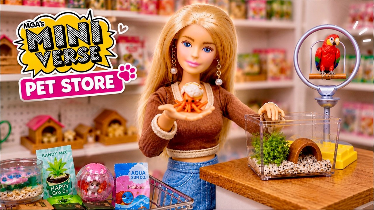 I Built a Barbie Pet Store With Miniverse Animals!