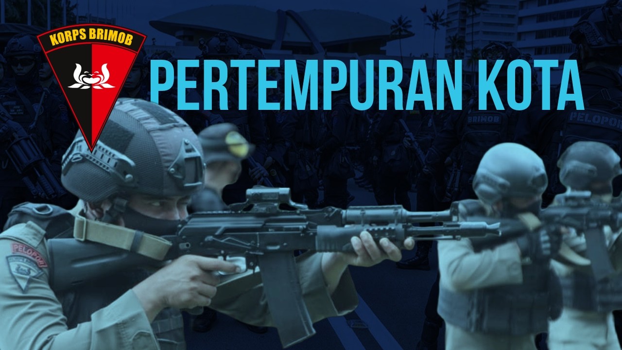 Latihan Pertempuran Kota (Purkota) Satlat Brimob Polri - Taktik & Strategi