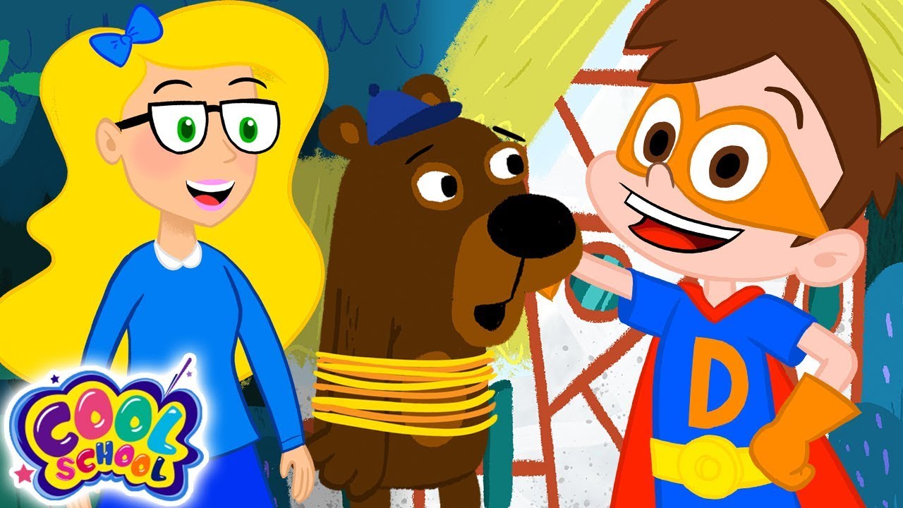 Drew SAVES Goldilocks 🐻A Stupendous Drew Pendous Superhero Story🐻Cartoons for Kids | Cool School
