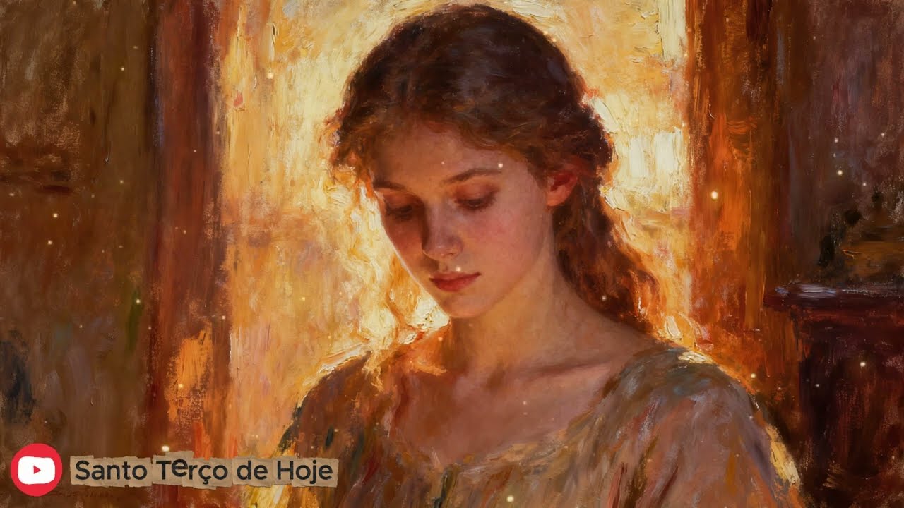 SANTO TERÇO DE HOJE – DOMINGO, 01/03/2026 | MISTÉRIOS GLORIOSOS | ORAÇÃO DA MANHÃ – 04 HORAS