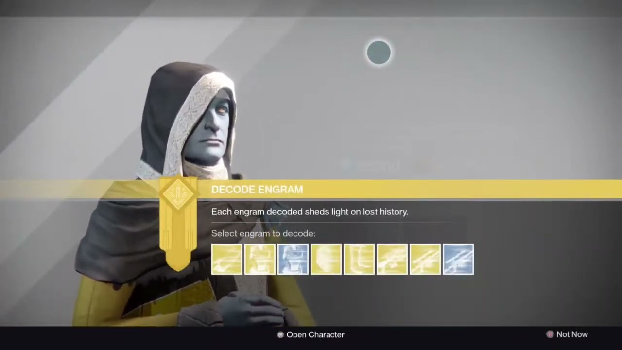 Exotic weapon from rare engram 1