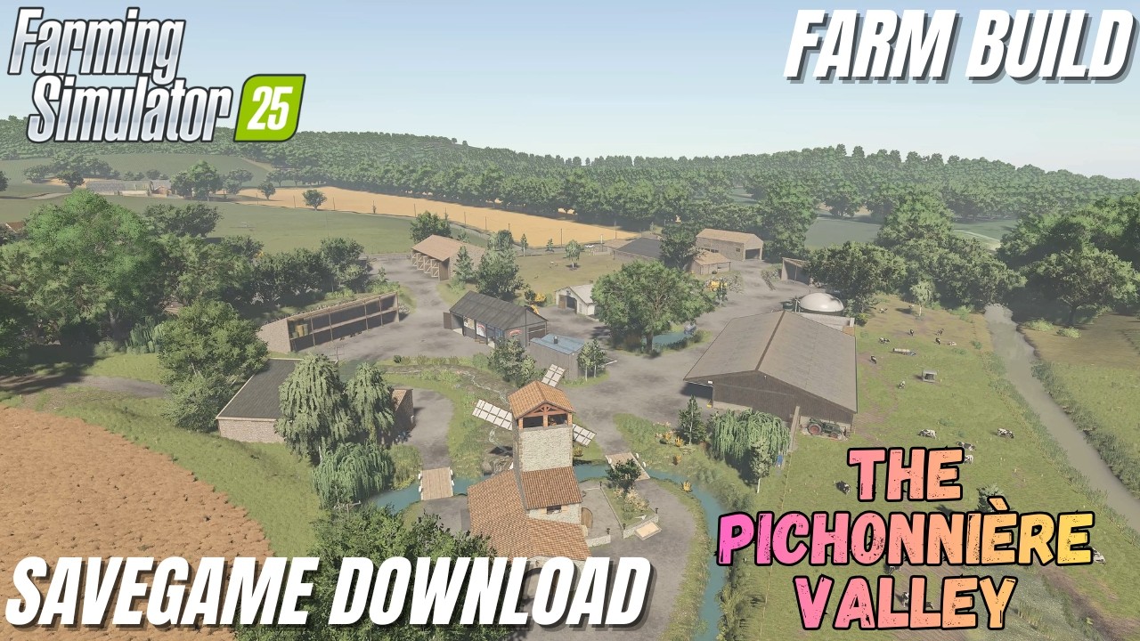 | Savegame Download | The Pichonnière Valley | FS25 |
