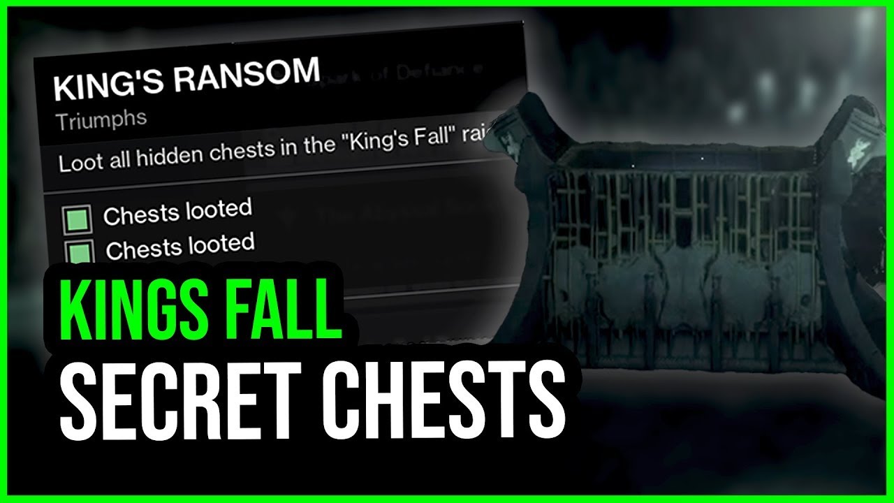 Destiny 2 King's Fall HIDDEN Chest for Solo Players