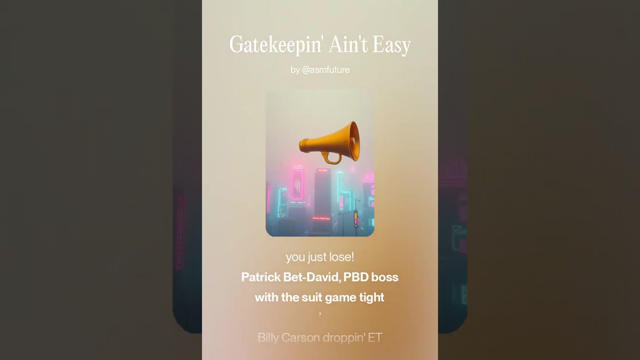 Gatekeepin' Ain't Easy 2