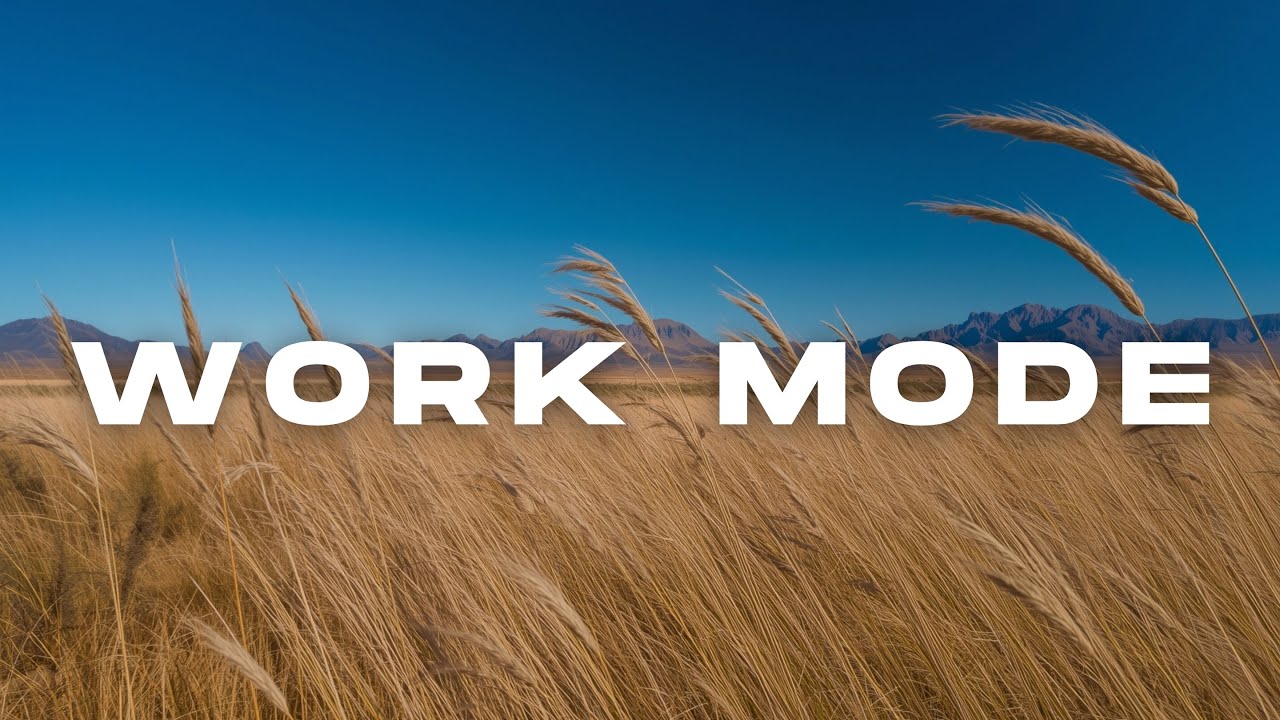 Work Mode – Ambient Handpan Music for Deep Work & Productivity