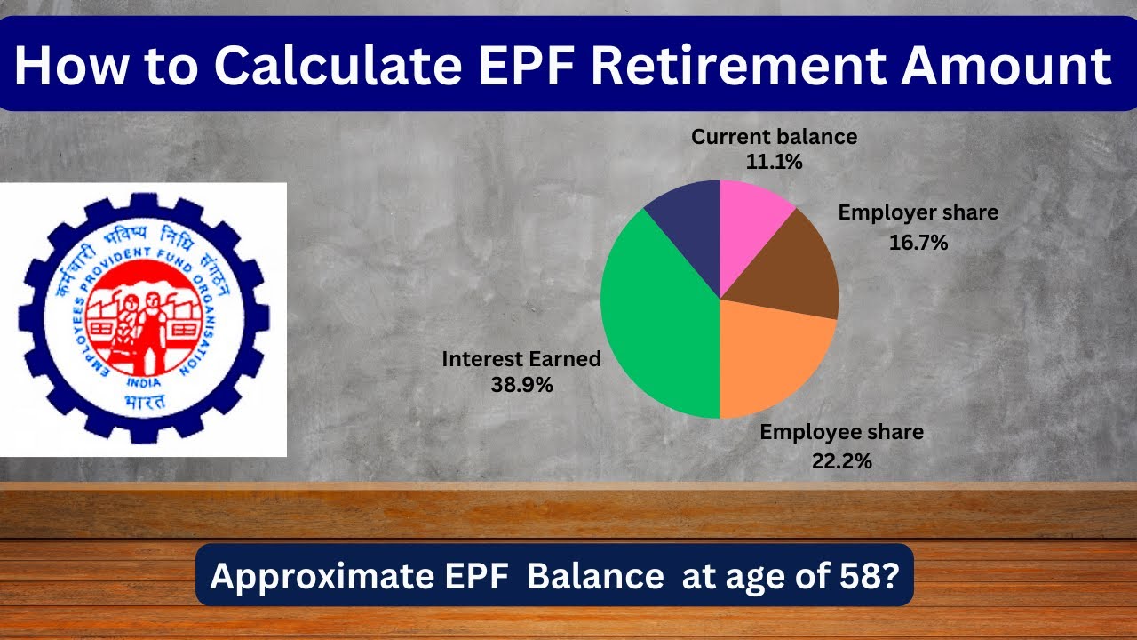 How to calculate EPF Retirement amount | Interest rates | Employee Provident fund calculator