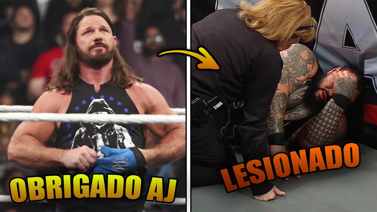 UNDERTAKER ANUNCIA AJ STYLES NO HALL DA FAM + LESÃO GRAVE CHOCA O RAW!