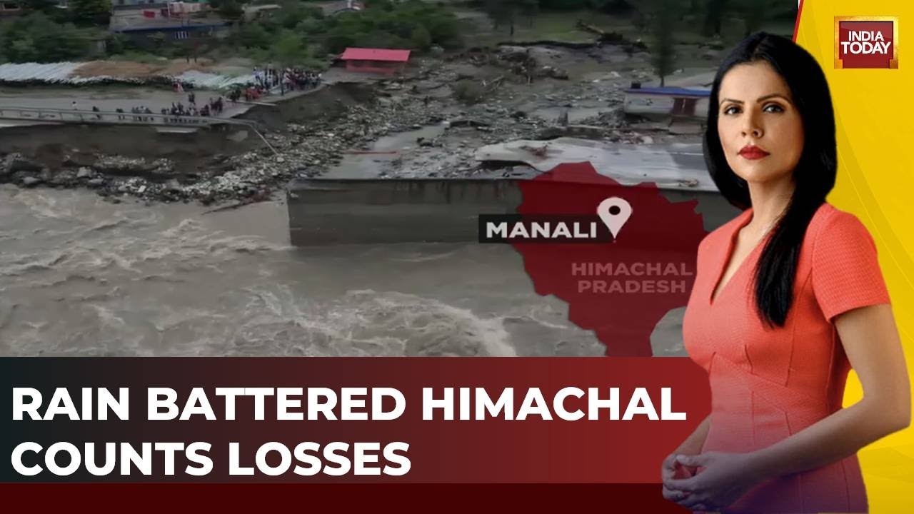 Rains Ebb In Himachal Pradesh: Incessant Rain, Flash Floods Ravage Manali  And Other Parts