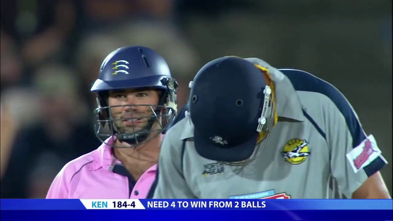 Middlesex v Kent Twenty 20 Cup Final 2008 Ending