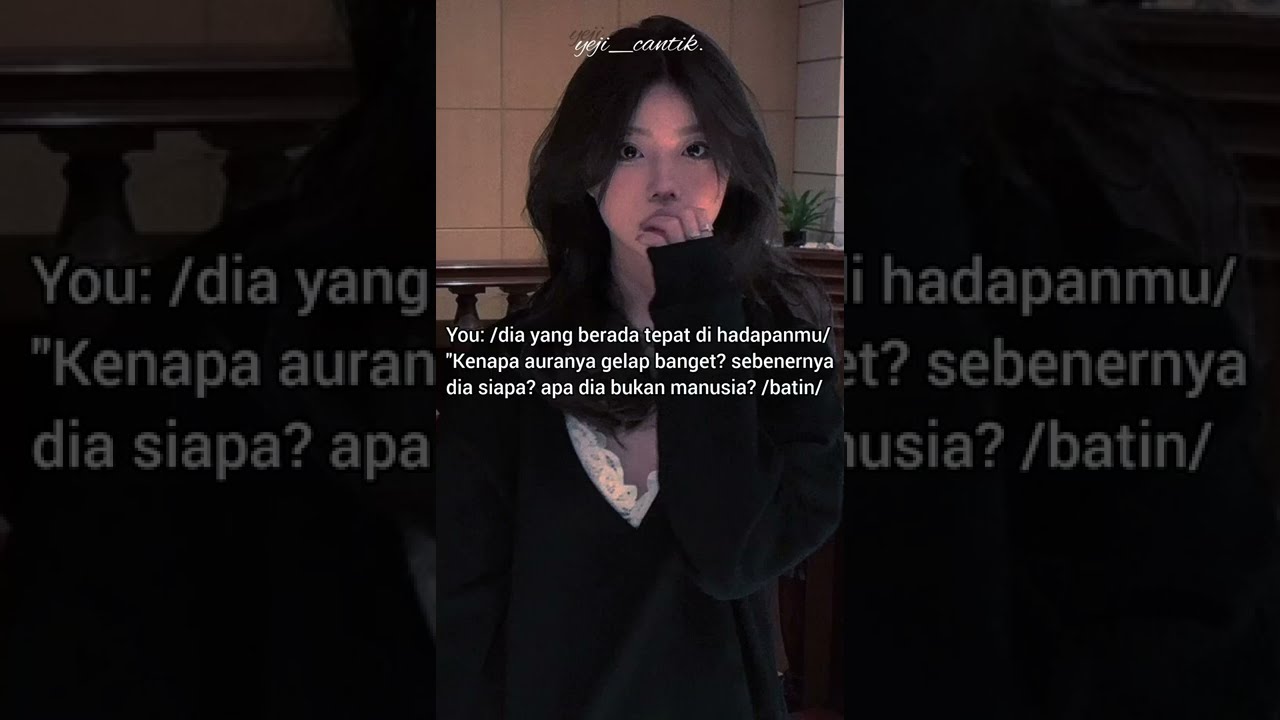 POV: kamu bertemu dengan vampir di gang sempit di malam hari.