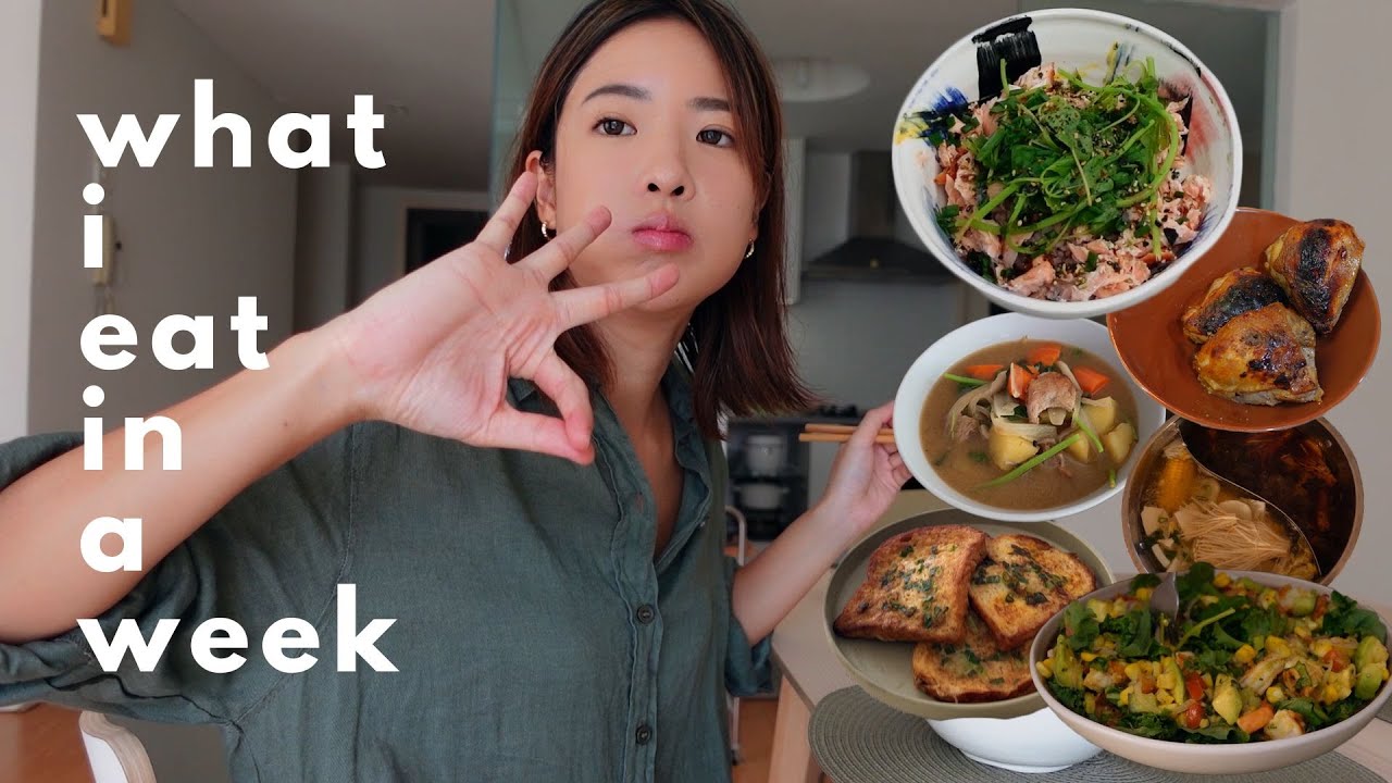 a week of realistic, wholesome food, ochazuke, rainy weather meals, savoury French toast 🥑🥕🍲🍞