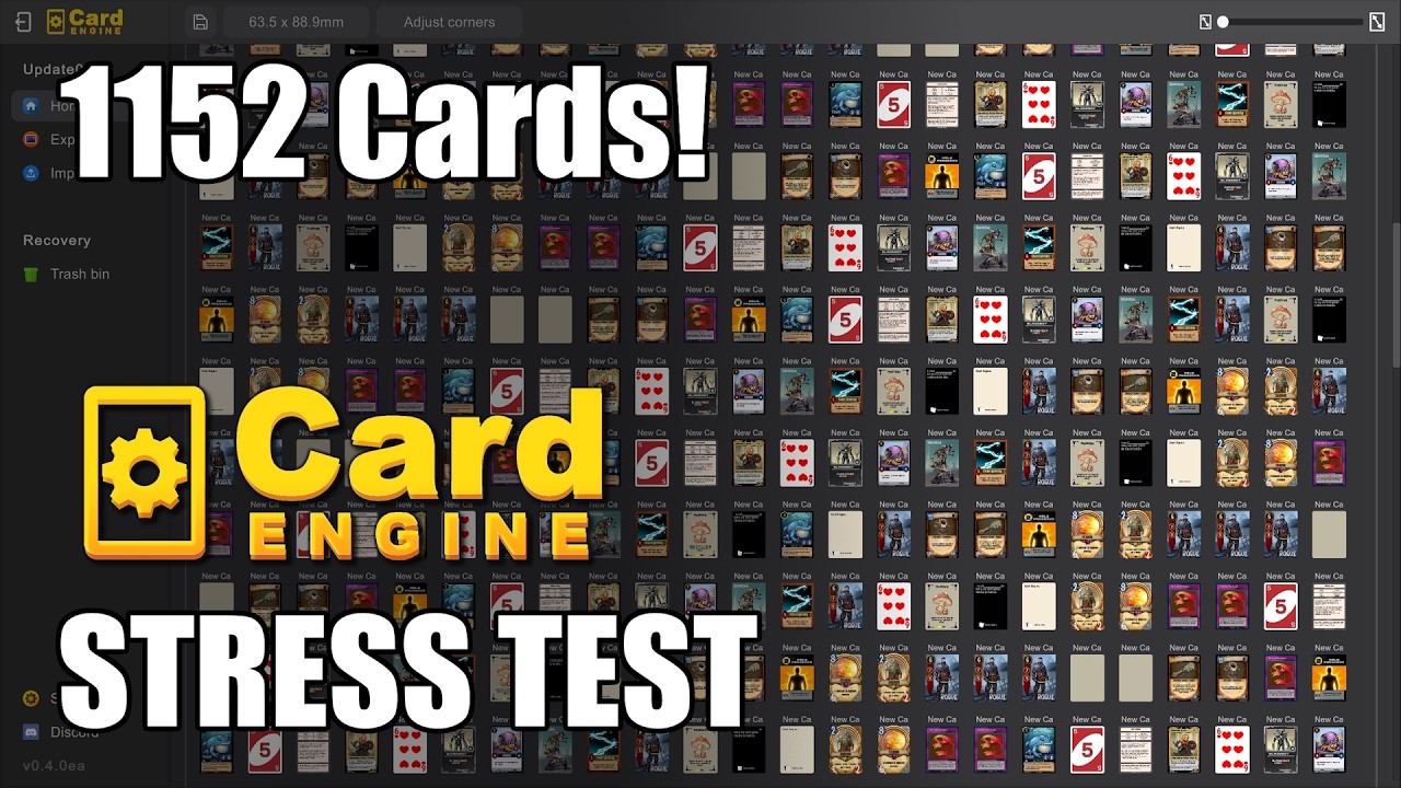 Card Engine - Stress Test 1152 Cards