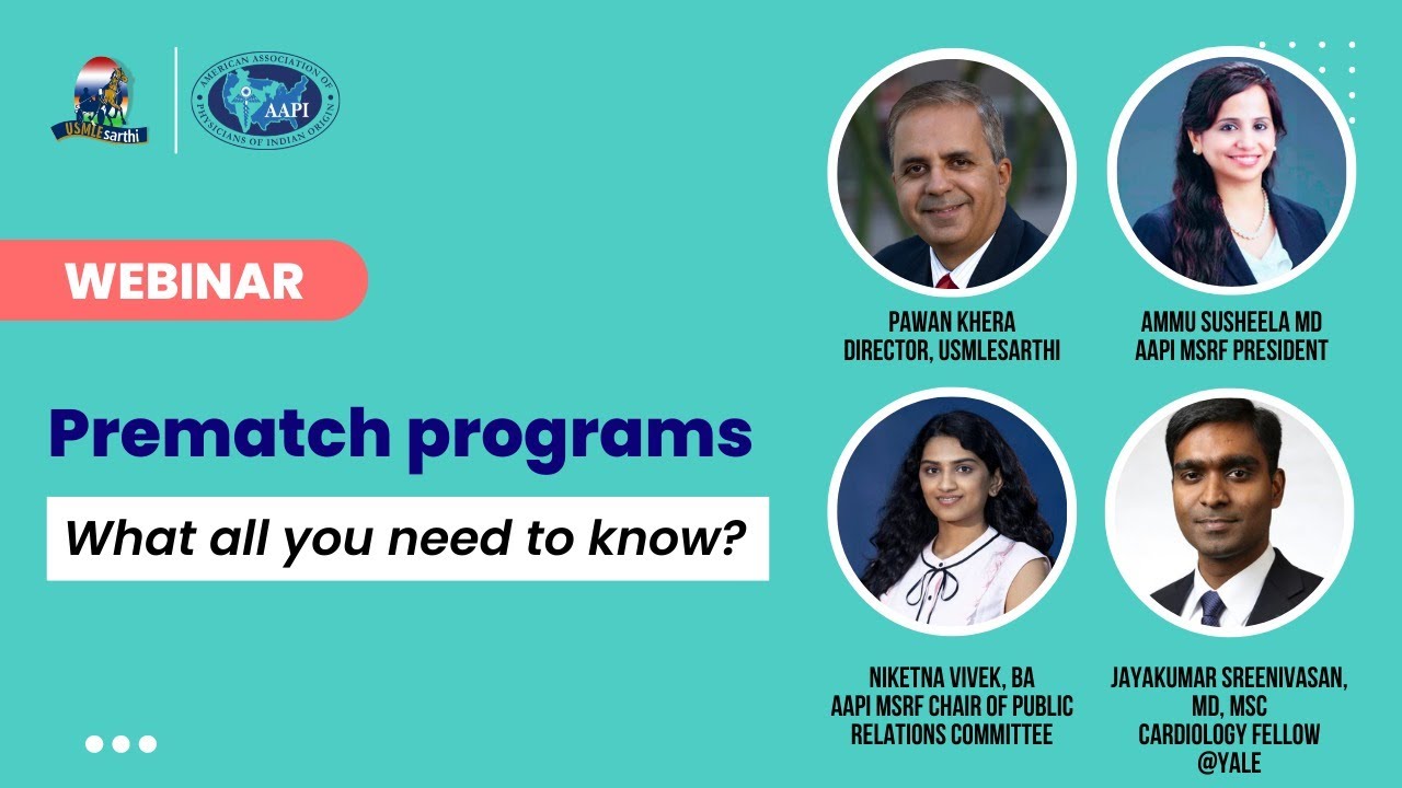 Pre match residency program: How to interview, get the offer & decide
