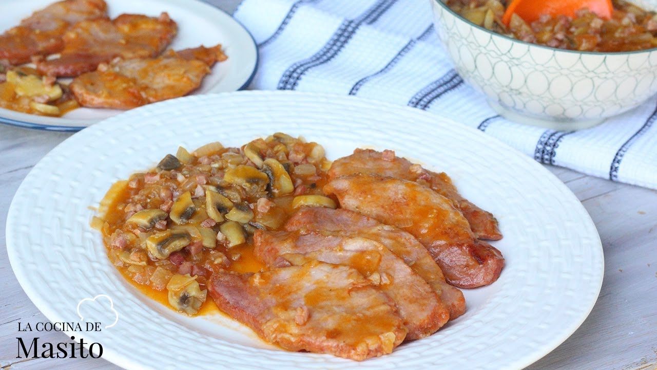 Filetes de cerdo en salsa castellana | Receta tradicional |Receta que me dais por instagram