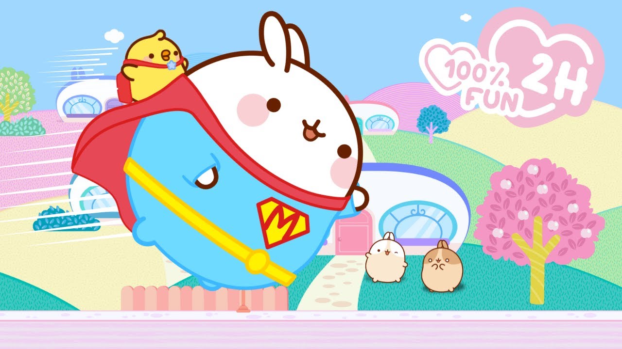 Super Molang to the Rescue! 🦸&zwj;♂️ | 10 Heroic Adventures with Molang and Piu Piu