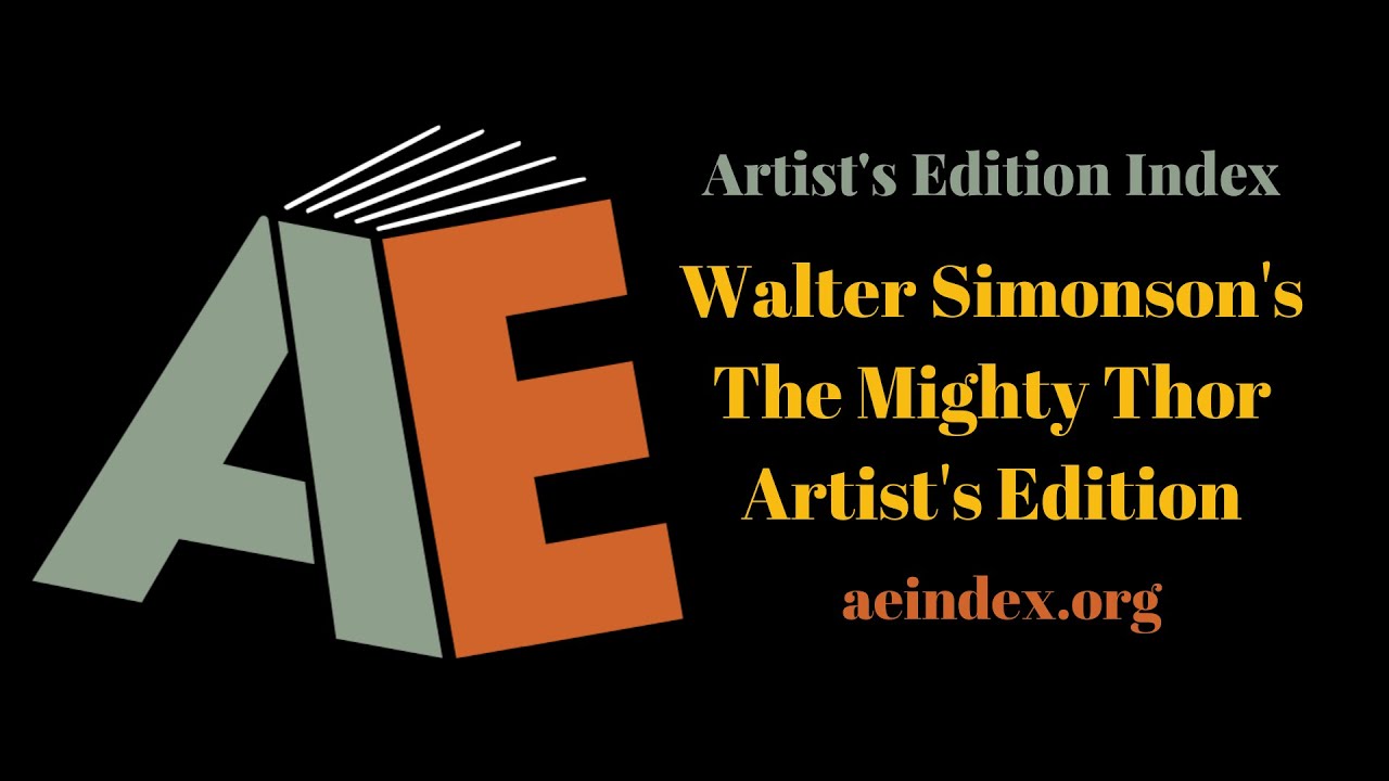 Walter Simonson's The Mighty Thor Artist's Edition (flip through)