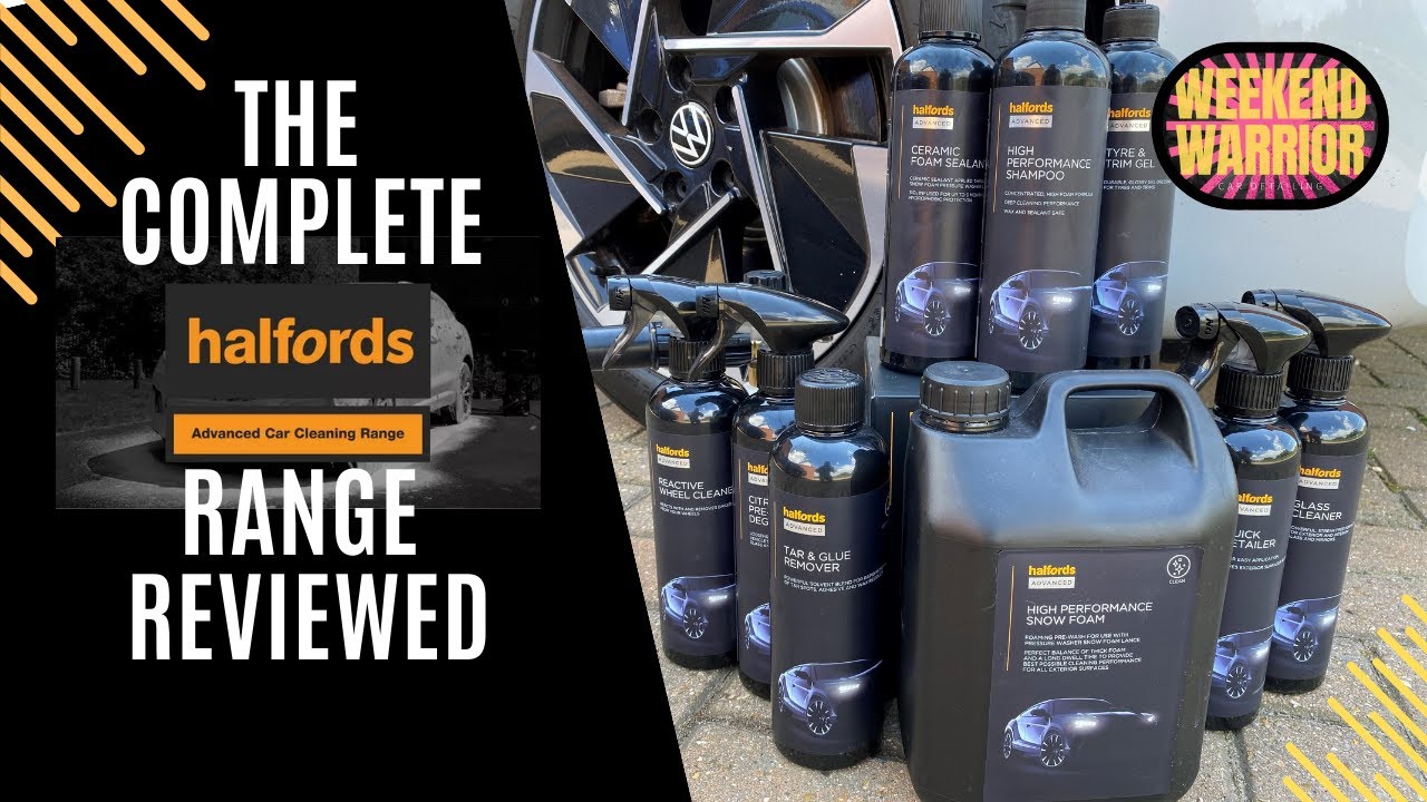 Halfords Advanced Car Cleaning COMPLETE Range Reviewed