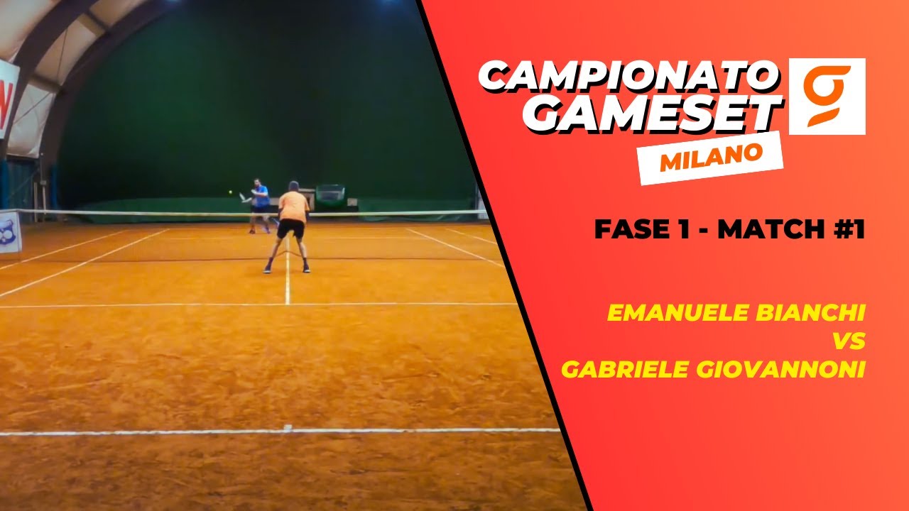 BUONA LA PRIMA a MILANO! Campionato GameSet - Tennis Highlights