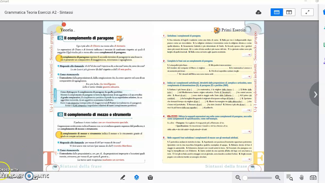 Complemento di paragone e complemento di mezzo o strumento