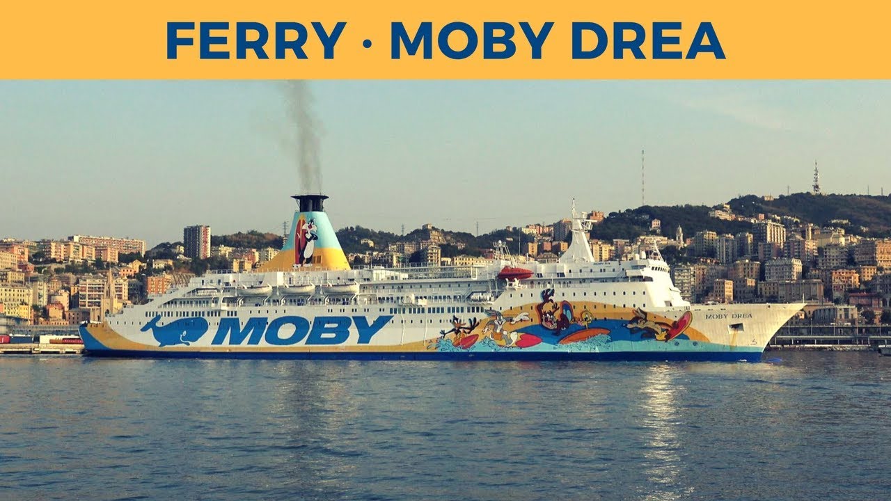 Arrival of ferry MOBY DREA in Genova (Moby Lines)