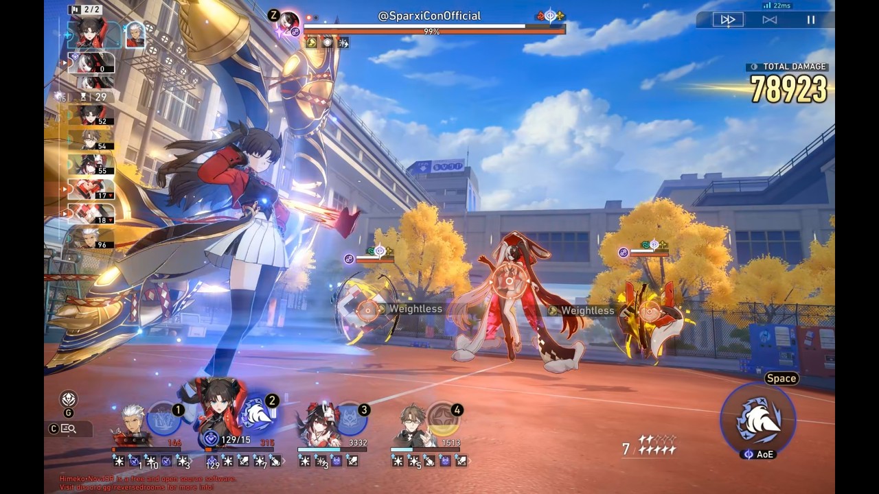 (V5) E0S0 Archer Rin 0-cycle 20M SparxiCon Starward MOC 4.3 cost 3 | HSR