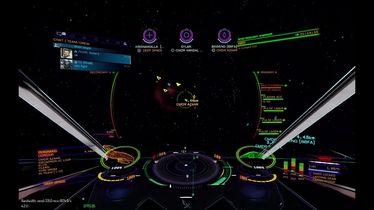 Elite Dangerous PVP wing fights 1 2