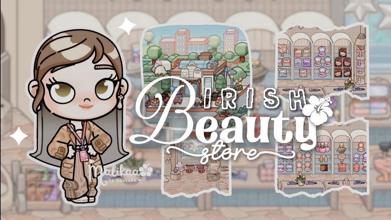 IRISH BEAUTY STORE TUTORIAL | CITY MAKER | AVATAR WORLD NEW UPDATE 