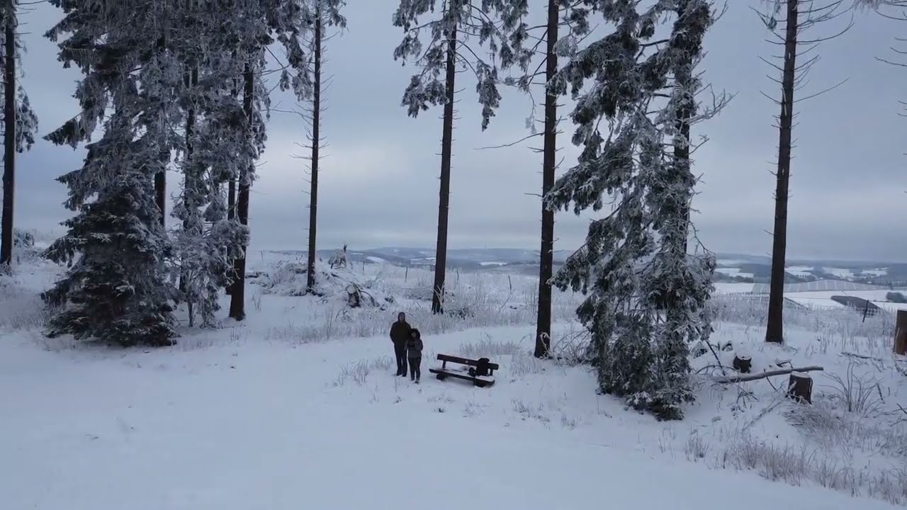 Wanderparkplatz Albrechtsplatz - Wandern im Schnee