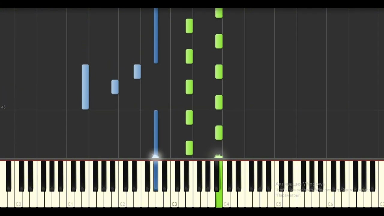 Denis Stelmakh - Don't Go (Synthesia Tutorial)