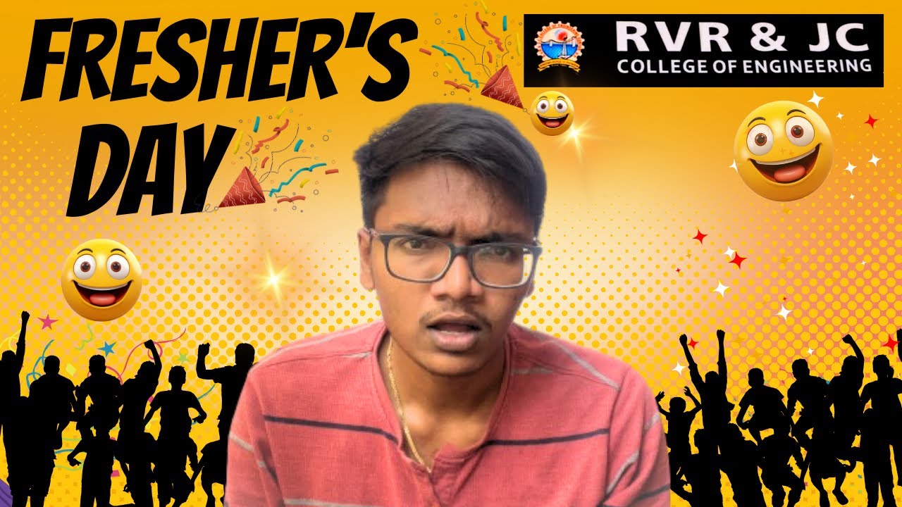 Freshers Day 🤩 | RVR & JC College of Engineering | Bunty Days |Telugu vlogs