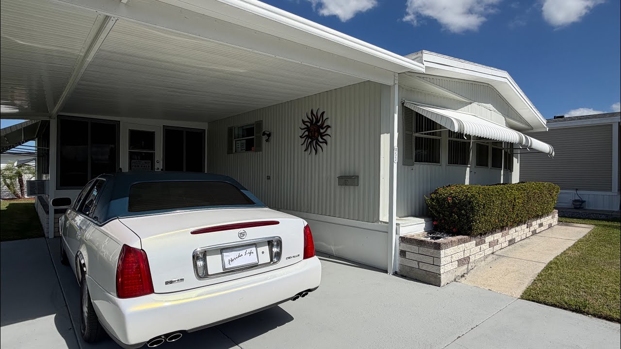Быстрый обзор мобильного дома за 58 500 долларов. Включает Cadillac! | 508 44th Ave E, участок M-...
