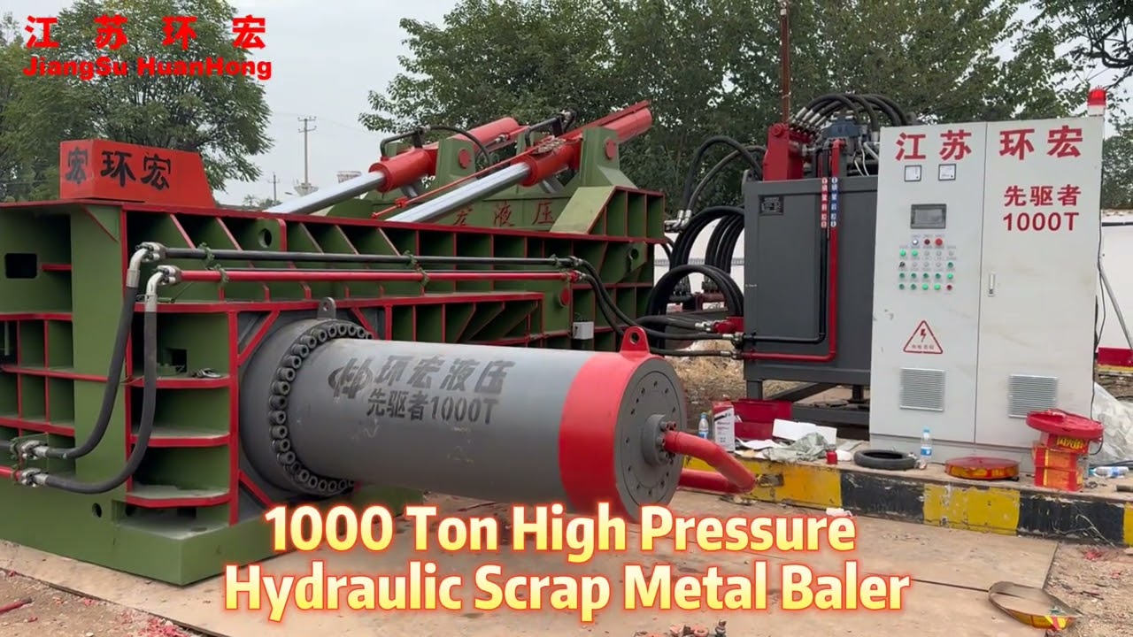 Y81XQZ-1000 Ton High Pressure Hydraulic Scrap Metal Baler